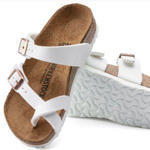 ❤️ BIRKENSTOCK KIDS GIRLS MAYARI WHITE THONG SANDAL SLIP ON SUMMER SHOES 30